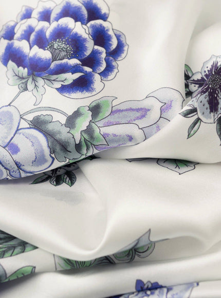 Elizabetta Bella Silk Scarf/Shawl - Purple Lavender