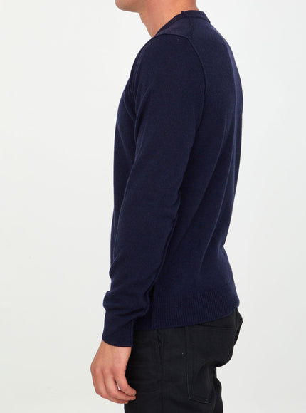 Maison Margiela Blue Cashmere Jumper - Ellie Belle