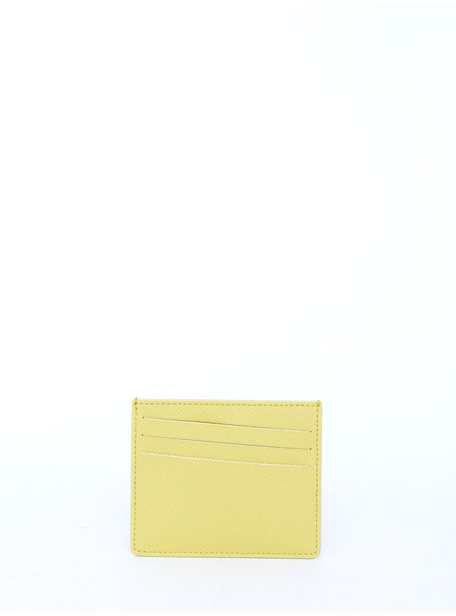 Maison Margiela Lime Leather Cardholder - Ellie Belle