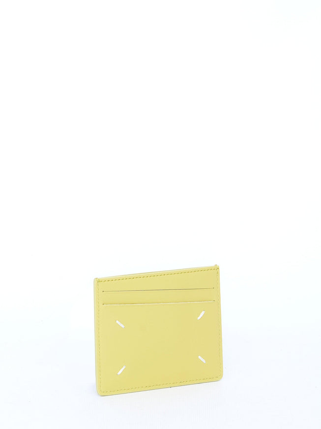 Maison Margiela Lime Leather Cardholder - Ellie Belle