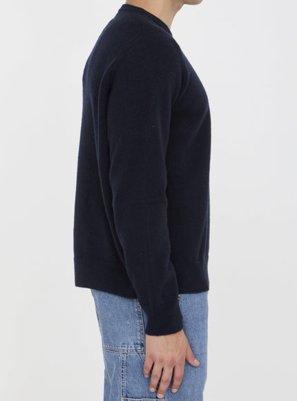 Maison Margiela Wool Jumper in Black - Ellie Belle