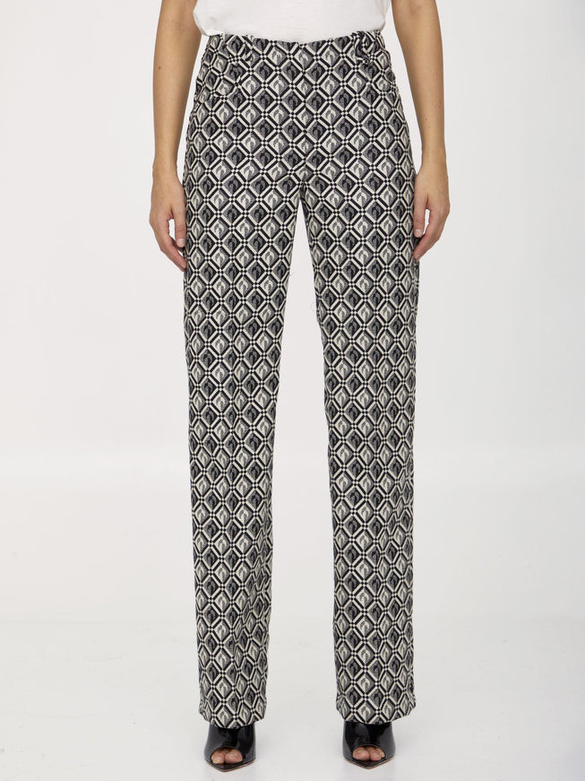 Marine Serre Moon Diamant Trousers - Ellie Belle