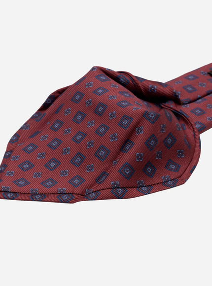 Elizabetta Bertone Printed Madder Silk Tie