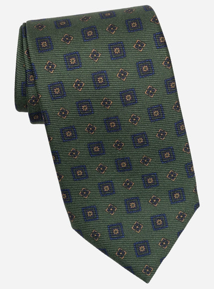 Elizabetta Bertone Printed Madder Silk Tie
