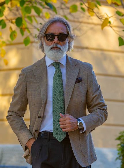 Elizabetta Palladio Silk Jacquard Tie