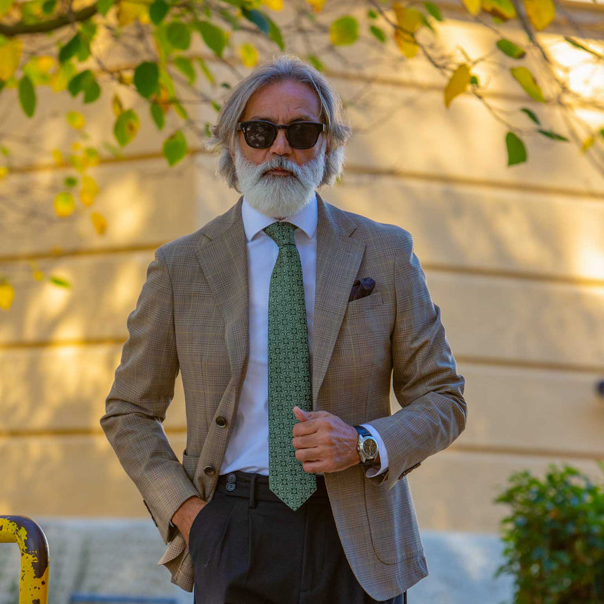 Elizabetta Palladio Silk Jacquard Tie