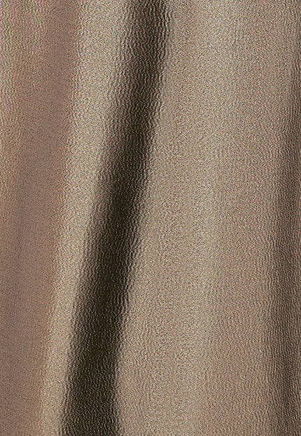 Anne Barge Sterling Metallic Draped Strapless Gown
