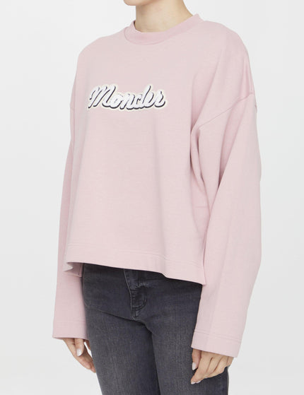 Moncler Cotton Sweatshirt With Logo - Ellie Belle