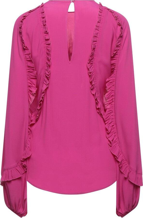 N°21 Womens Long Sleeves Fuchsia Top
