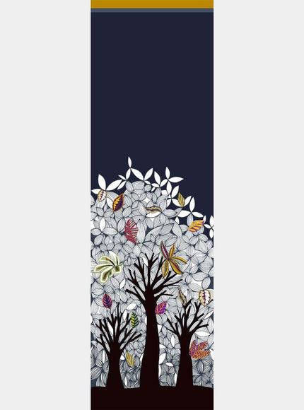 Elizabetta Bosco Wool Scarf - Navy