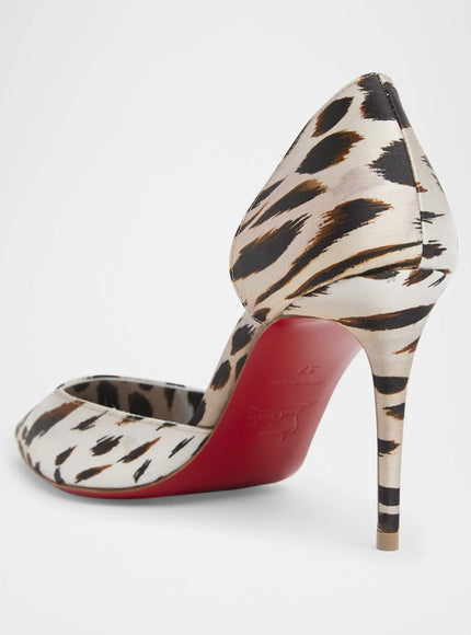 Christian Louboutin Iriza Animal Half-d'Orsay Red Sole Pumps