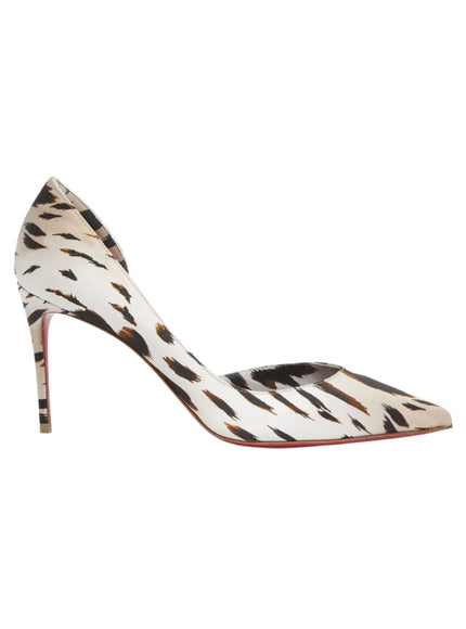 Christian Louboutin Iriza Animal Half-d'Orsay Red Sole Pumps