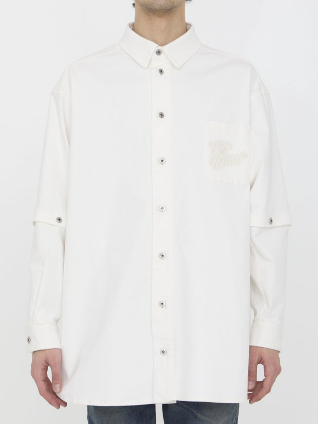 Off White 90s Logo Overshirt