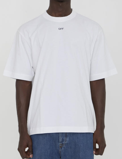 Off White Logo-Print Cotton T-Shirt - Ellie Belle
