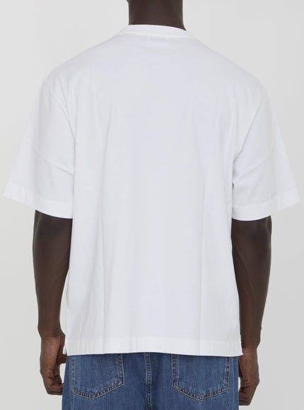 Off White Logo-Print Cotton T-Shirt - Ellie Belle