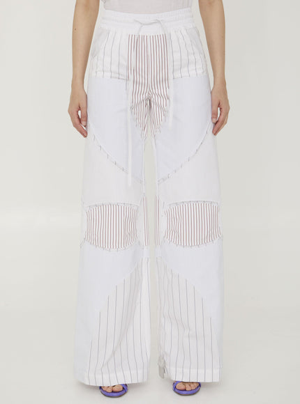 Off White Motorcycle Pants - Ellie Belle