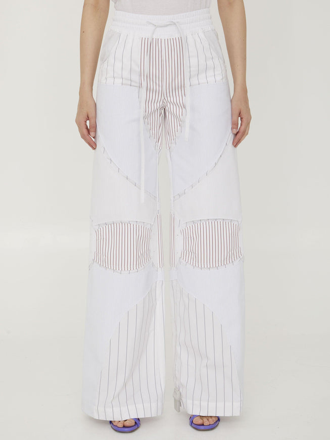 Off White Motorcycle Pants - Ellie Belle