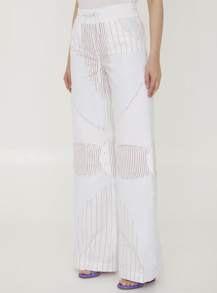 Off White Motorcycle Pants - Ellie Belle