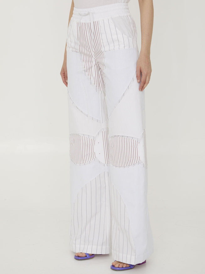 Off White Motorcycle Pants - Ellie Belle