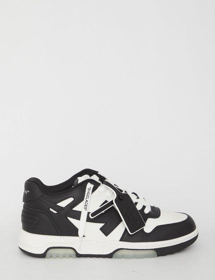 Off White Out Of Office Sneakers in Black White Combo - Ellie Belle