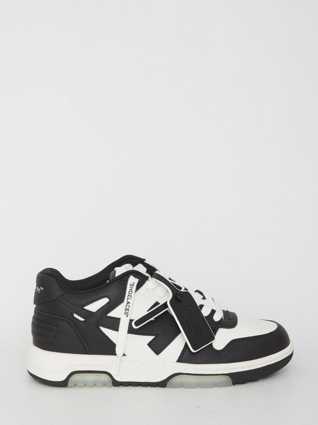 Off White Out Of Office Sneakers in Black White Combo - Ellie Belle