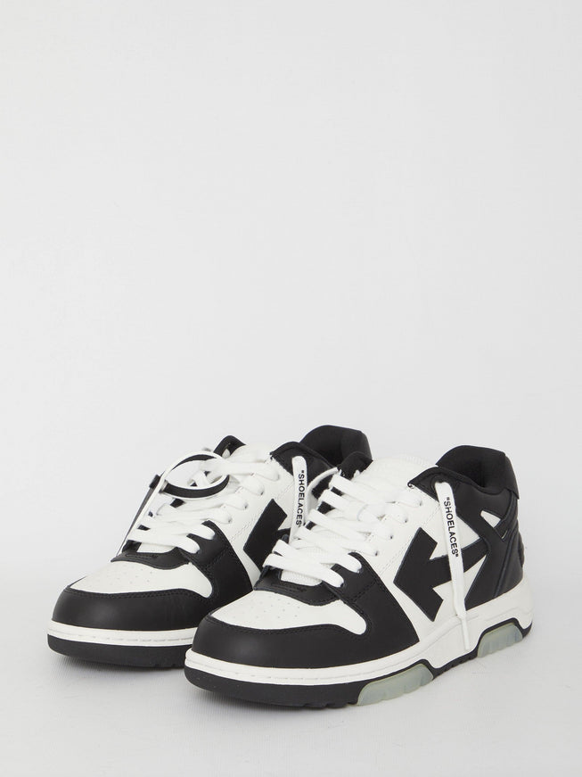 Off White Out Of Office Sneakers in Black White Combo - Ellie Belle