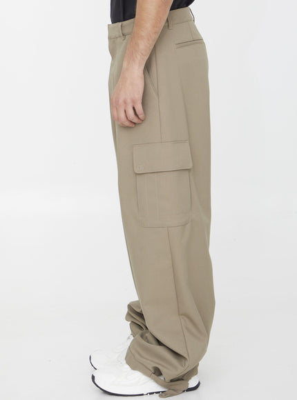 Off White Ow Emb Drill Cargo Pants - Ellie Belle