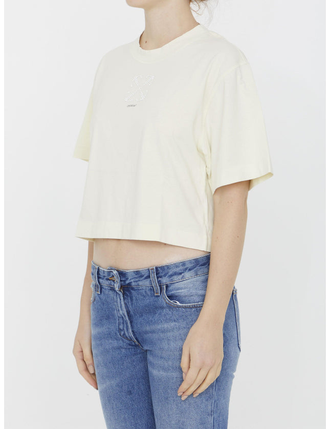 Off White Small Arrow Pearls T-shirt - Ellie Belle