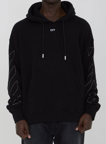 Off White Stitch Arrow Skate Hoodie - Ellie Belle