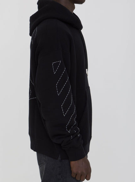 Off White Stitch Arrow Skate Hoodie - Ellie Belle