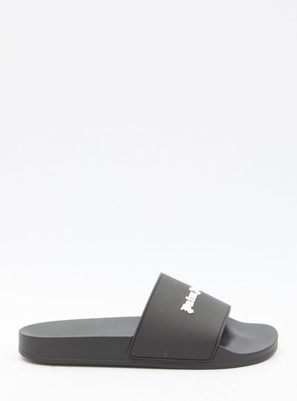 Palm Angels Monogram Rubber Slide Sandals - Ellie Belle