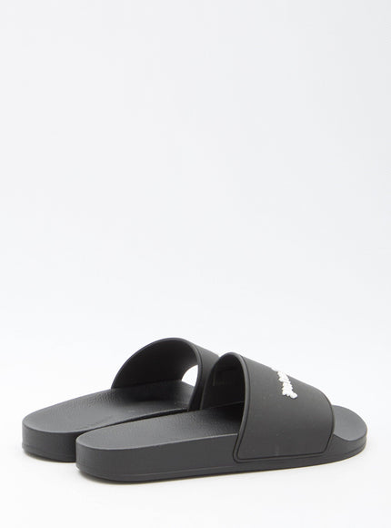 Palm Angels Monogram Rubber Slide Sandals - Ellie Belle