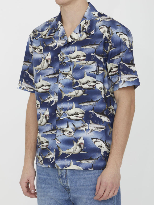 Palm Angels Shark Print Shirt - Ellie Belle