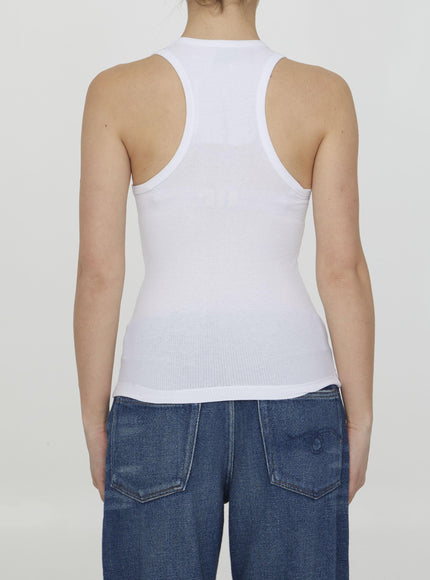 Patou Medallion-embellished Cotton Tank Top - Ellie Belle