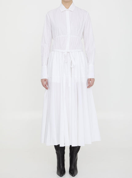 Patou Shirt Dress In Cotton - Ellie Belle