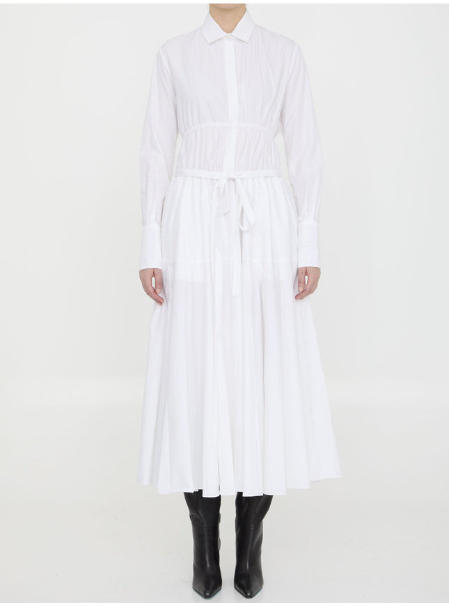 Patou Shirt Dress In Cotton - Ellie Belle