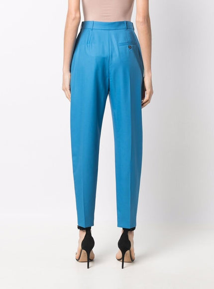 Alexander McQueen Pleat-Detail Tailored Trousers