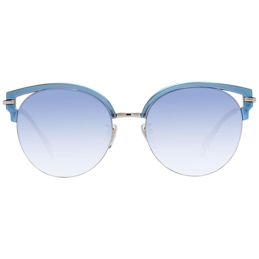 Police Blue Women Sunglasses - Ellie Belle