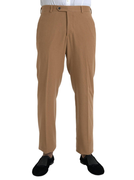 Prada Beige Cashmere Men's Straight Fit Pants - Ellie Belle