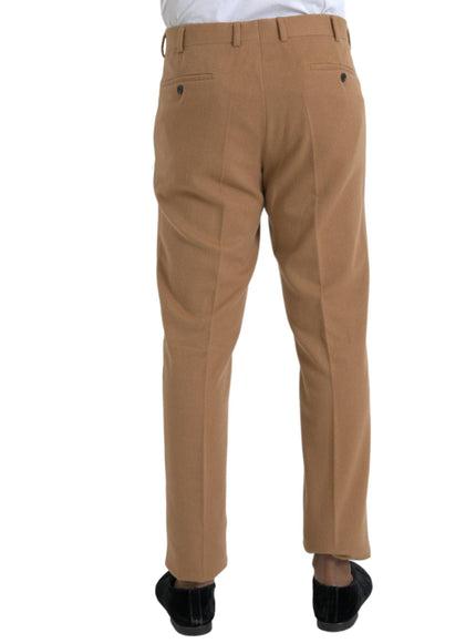 Prada Beige Cashmere Men's Straight Fit Pants - Ellie Belle