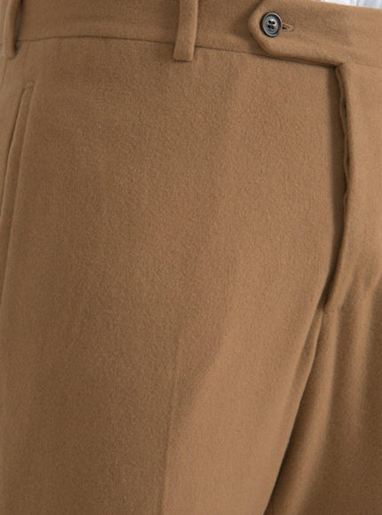 Prada Beige Cashmere Men's Straight Fit Pants - Ellie Belle