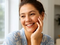 14k Yellow Gold Bracelet with Textured and Polished Pebble Stations