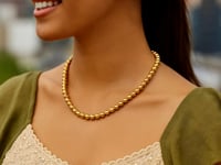 Chaîne à billes en or jaune 14 carats (6 mm)