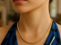 14k Yellow Gold Light Rope Chain 4.3mm