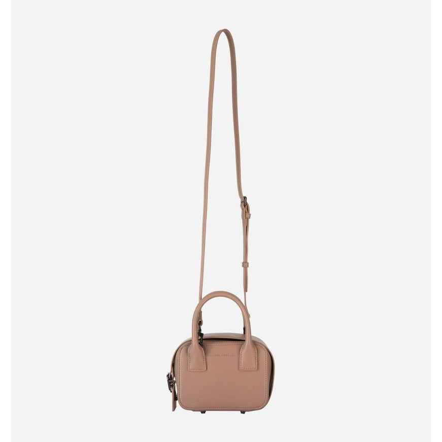 a small bag with a strap on a white background