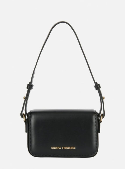 a black cross body bag with a shoulder strap