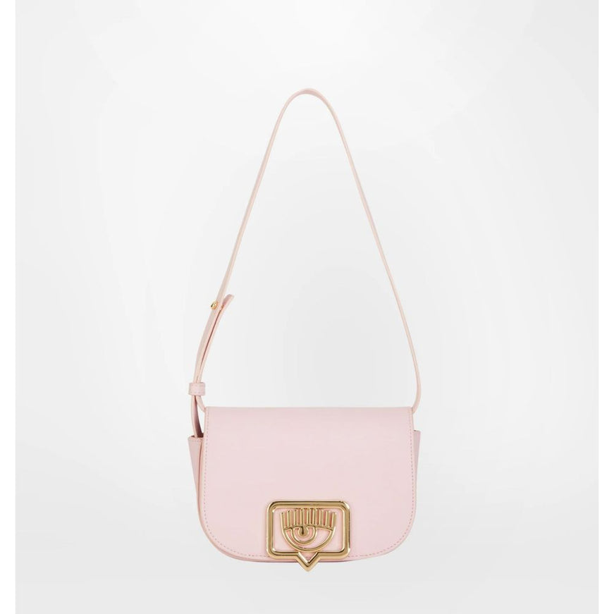 a pink purse with a heart on the front