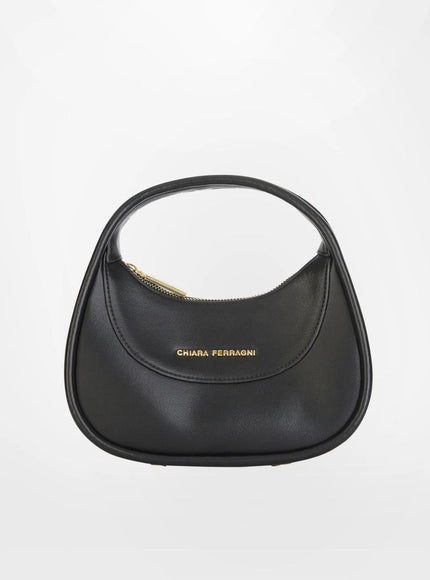 a black handbag on a white background