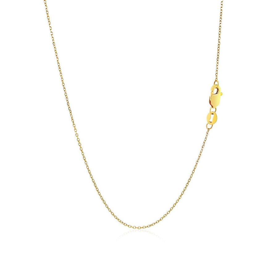 Puffed Heart Pendant in 10k Yellow Gold - Ellie Belle