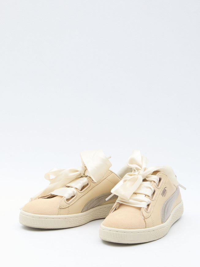 Puma Basket Heart Up Low Top Sneakers - Ellie Belle